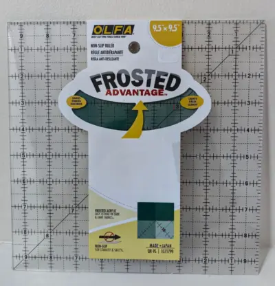 OLFA Non Slip Ruler 9.5 x 9.5